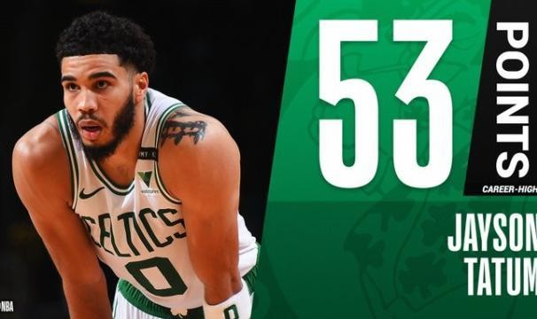 开云直播-53分！低迷绿军逼出最强塔图姆 生涯之夜有惊无险